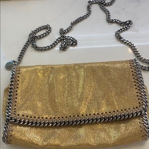 Crossbody metallic bag